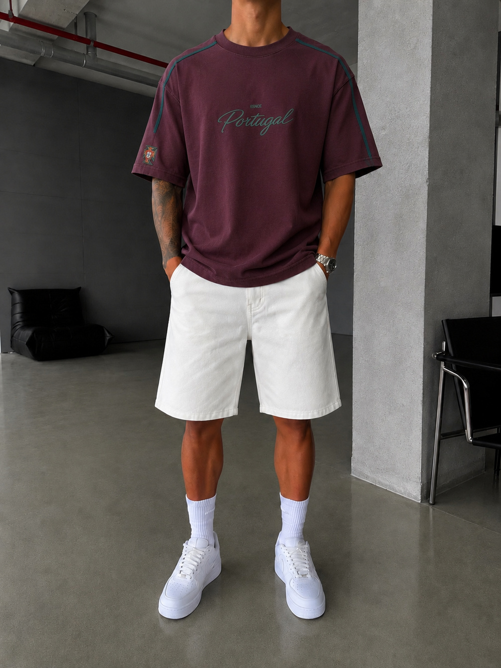 NO362 Porto Script Tee 