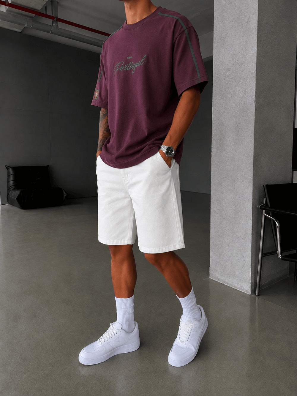 NO362 Porto Script Tee 