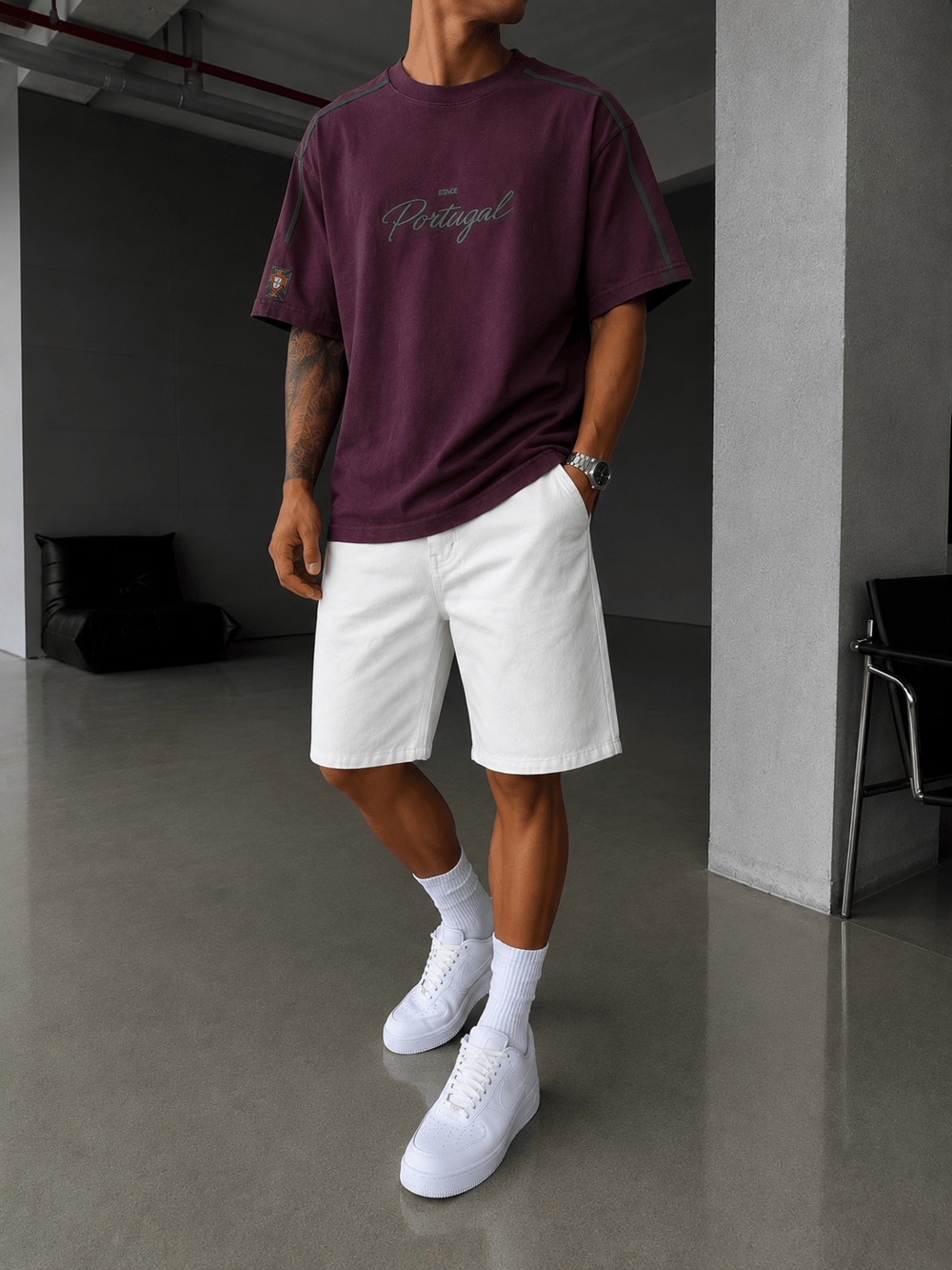 NO362 Porto Script Tee 