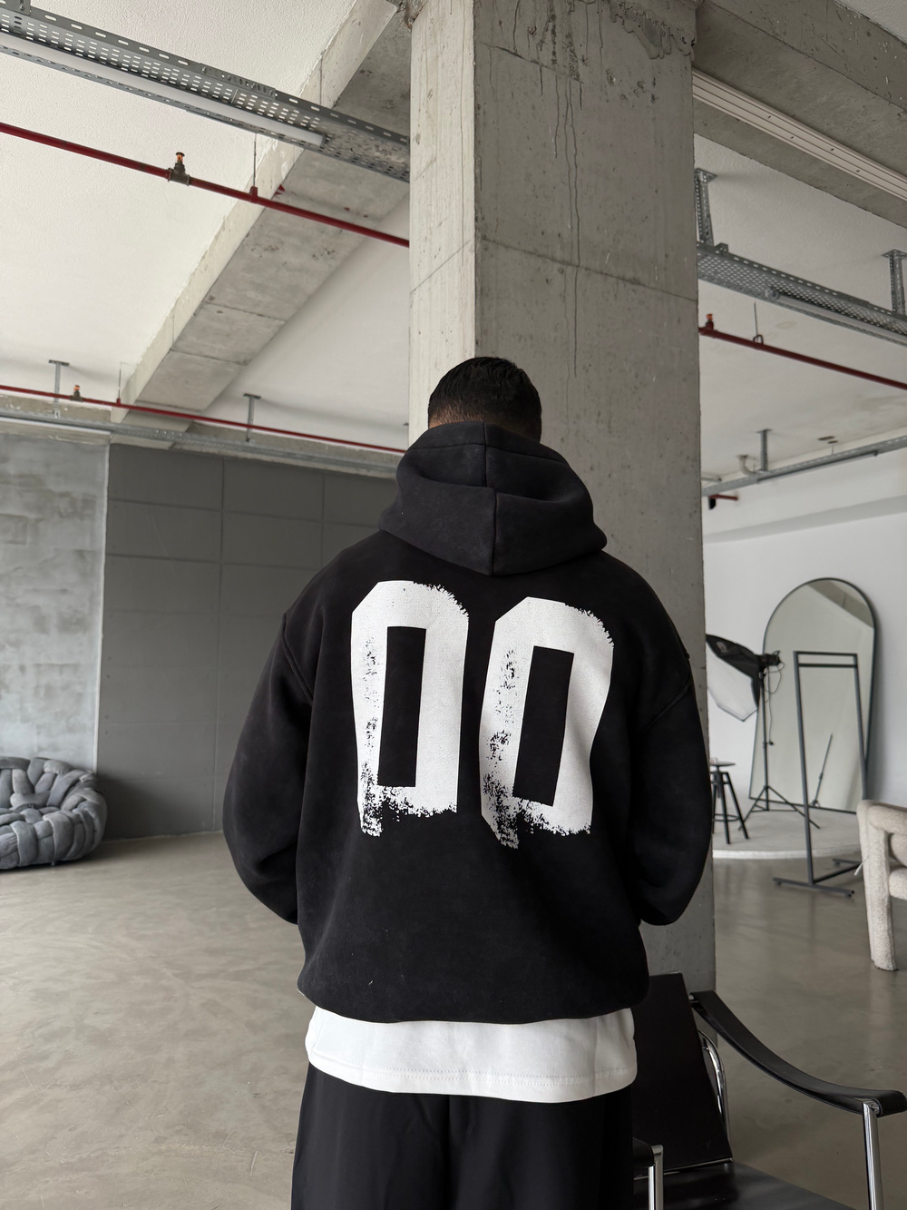 00 Zero Premium Yıkamalı Hoddie
