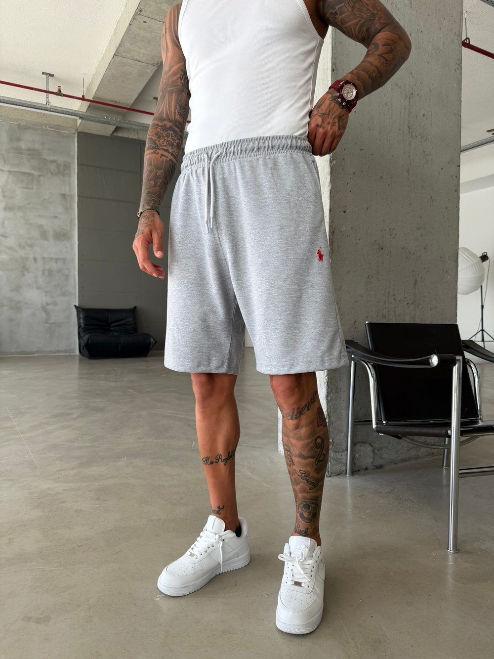 362 Icon Essential Shorts - Gri