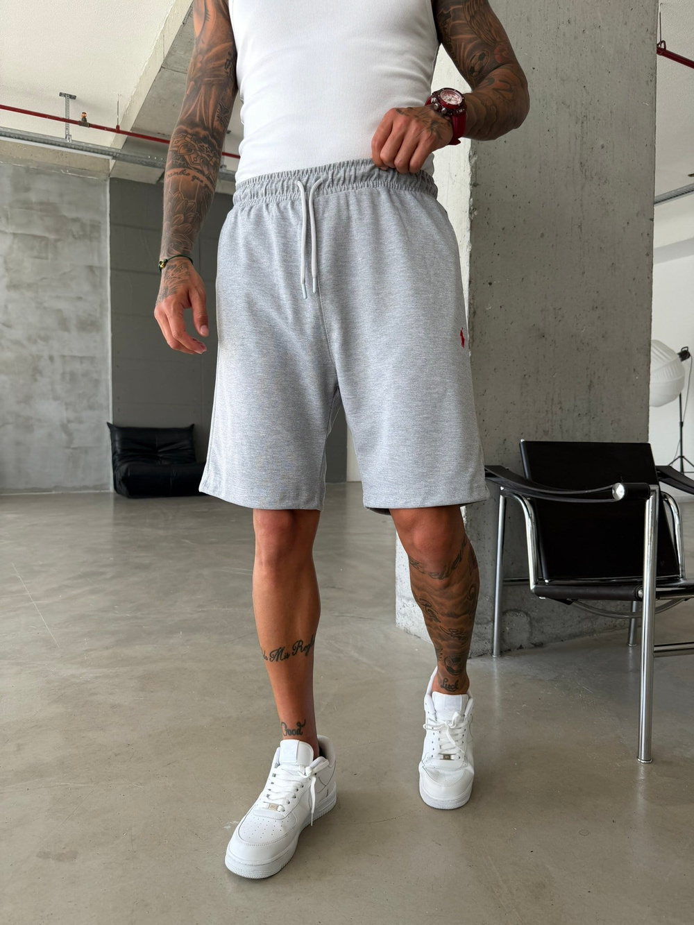 362 Icon Essential Shorts - Gri