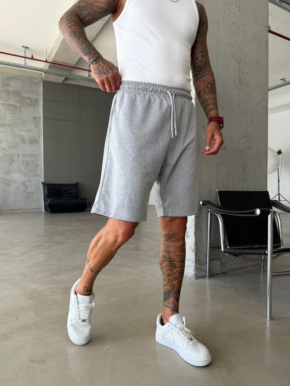 362 Icon Essential Shorts - Gri