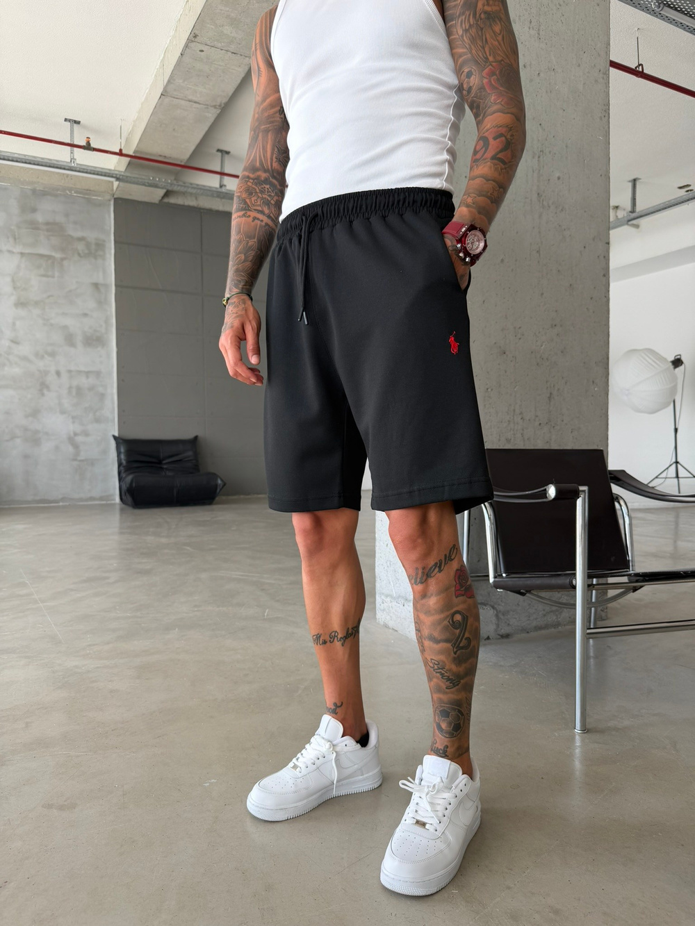 362 Icon Essential Shorts - Siyah