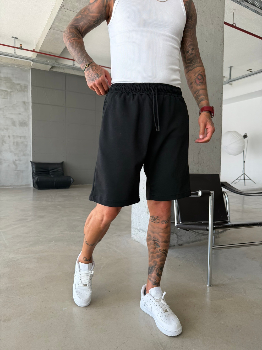 362 Icon Essential Shorts - Siyah