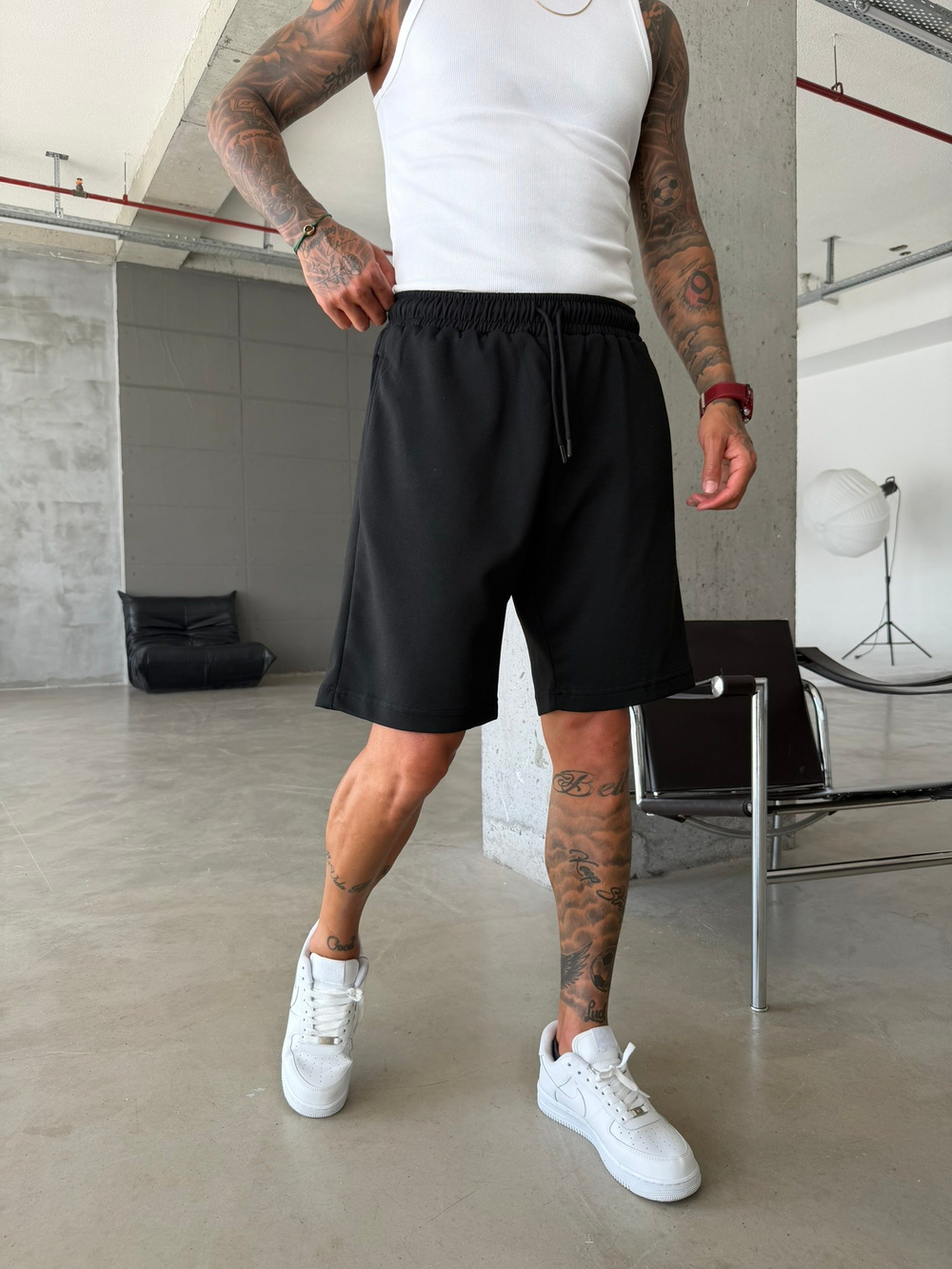 362 Icon Essential Shorts - Siyah