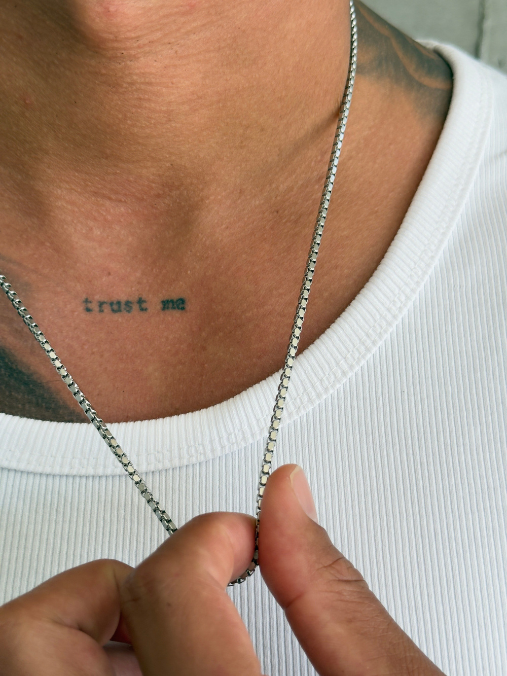 362 Silver Rope Necklace