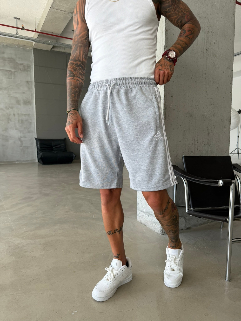 362 Triple Stripe Shorts - Gri