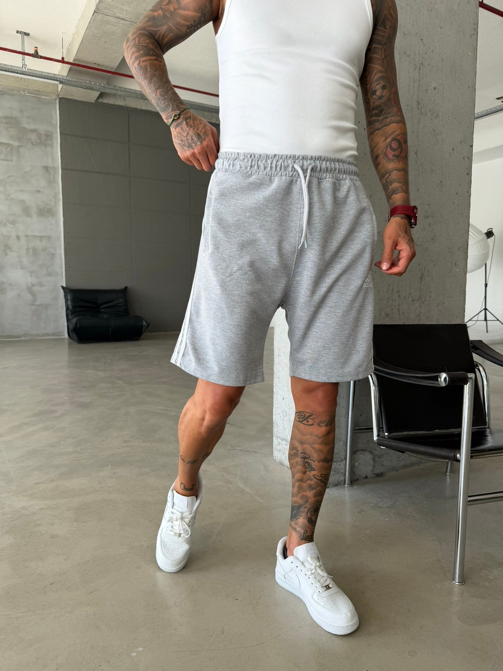 362 Triple Stripe Shorts - Gri