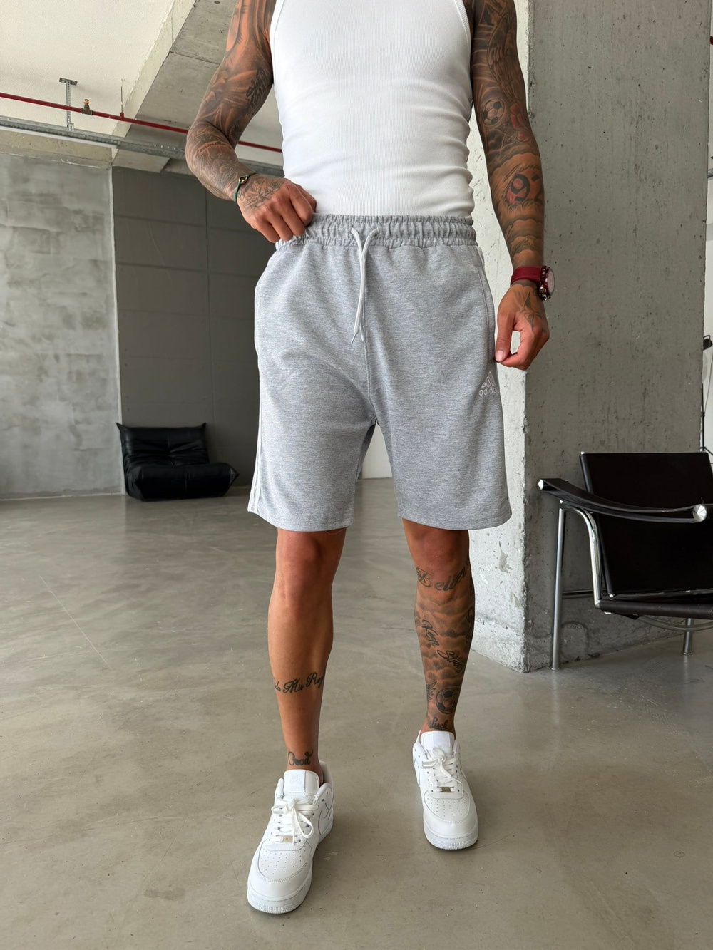 362 Triple Stripe Shorts - Gri