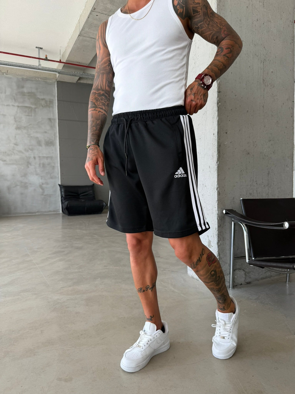 362 Triple Stripe Shorts - Siyah
