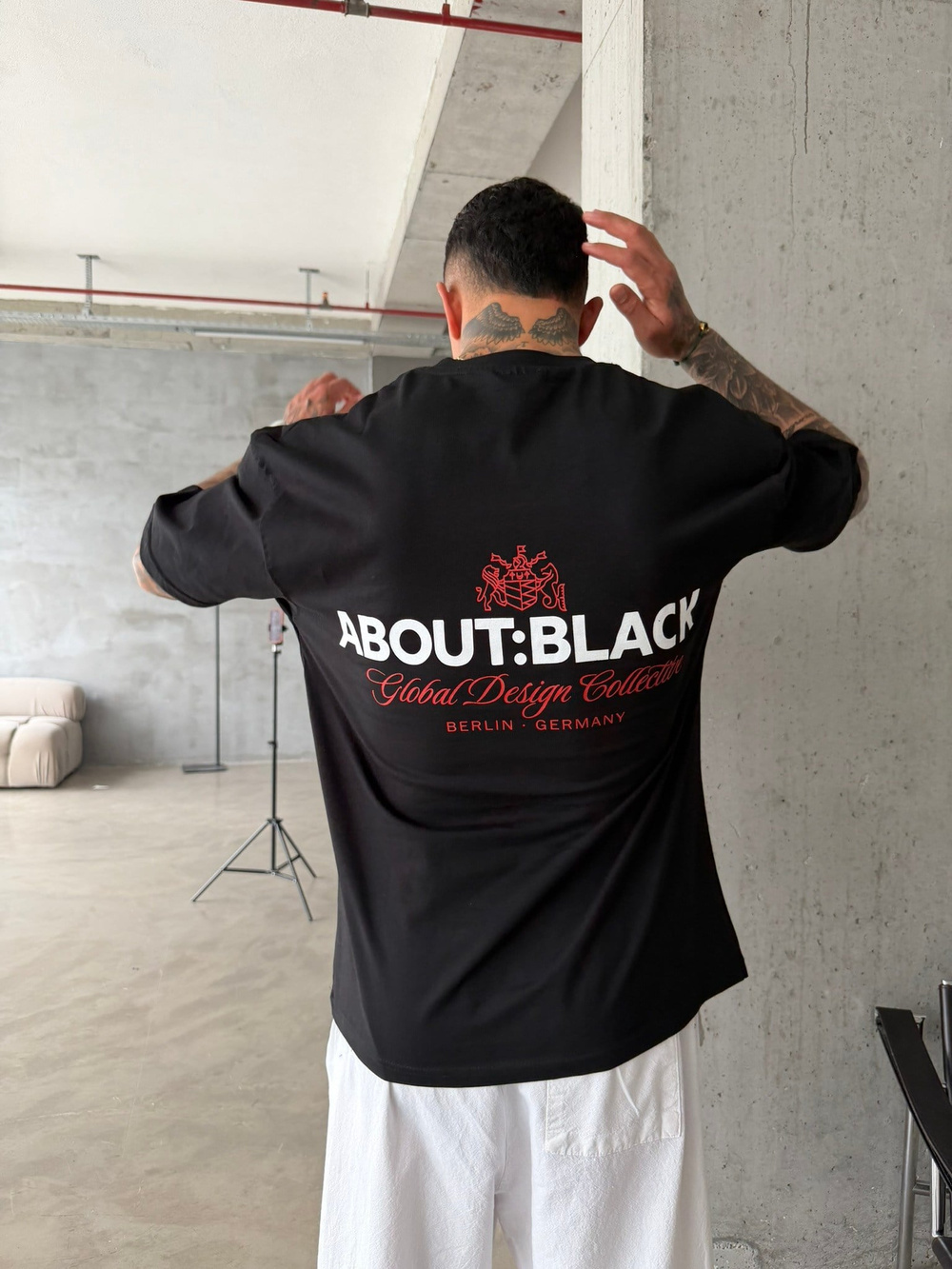 About:Black Basic T-Shirt - Siyah