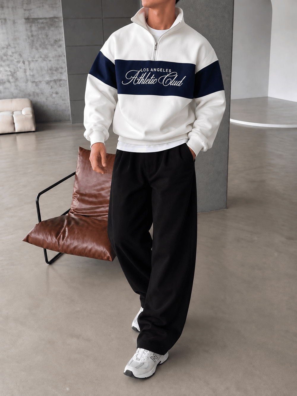 Athletic Club Nakışlı Premium Sweat