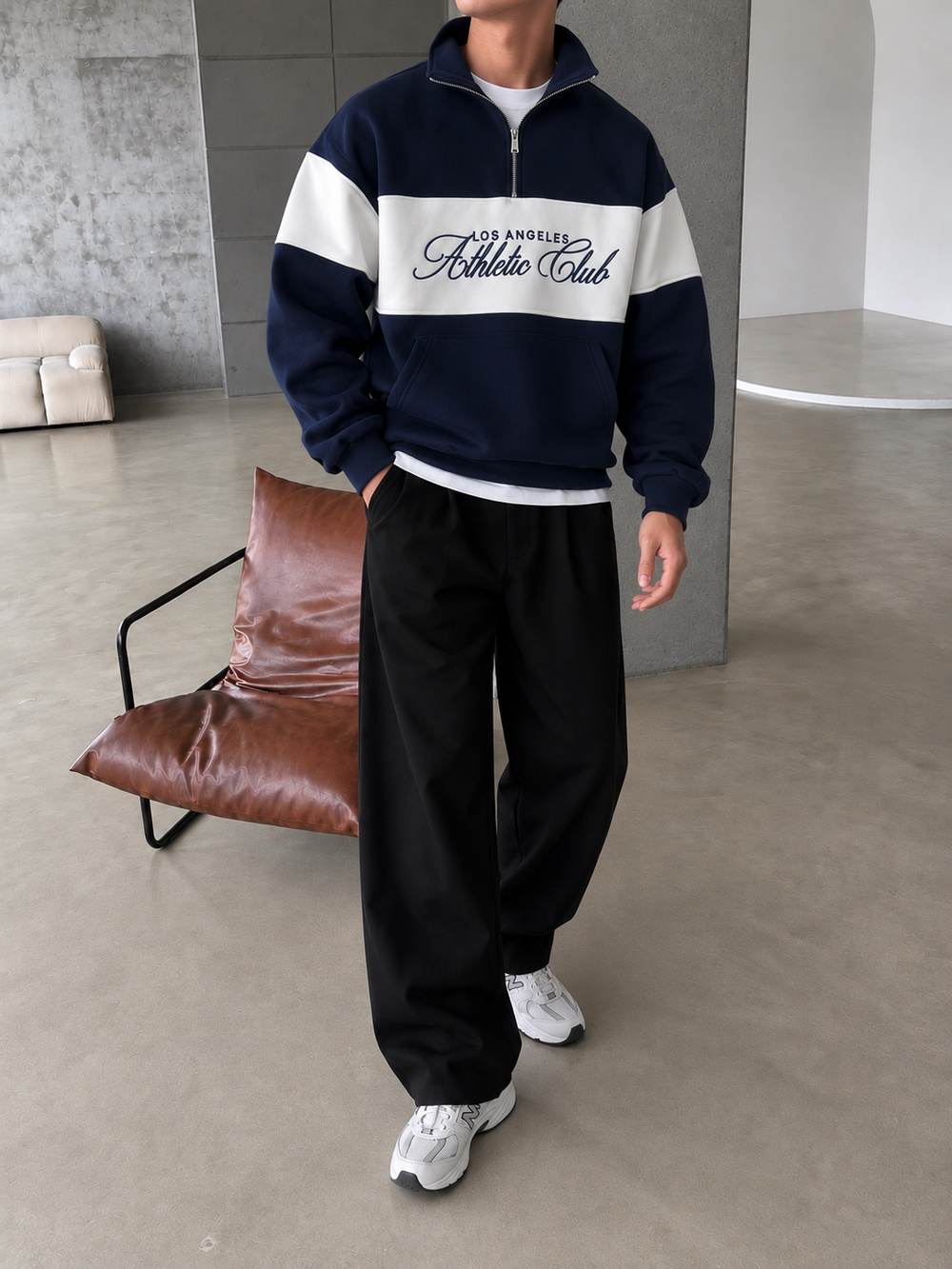 Athletic Club Nakışlı Premium Sweat
