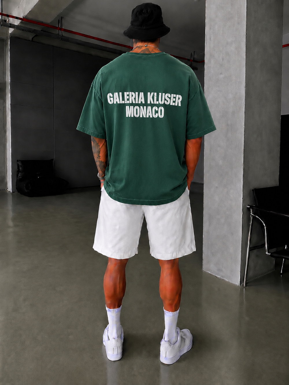 AW Monaco Oversize T-Shirt - Yeşil