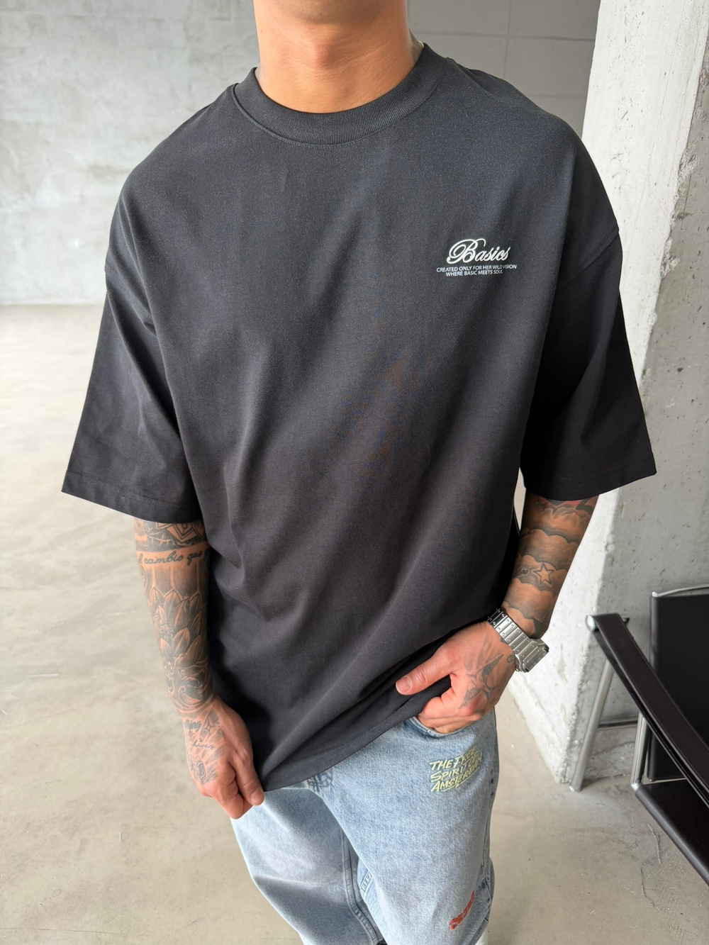 Barier Basic Speryli Premium T-Shirt - Siyah