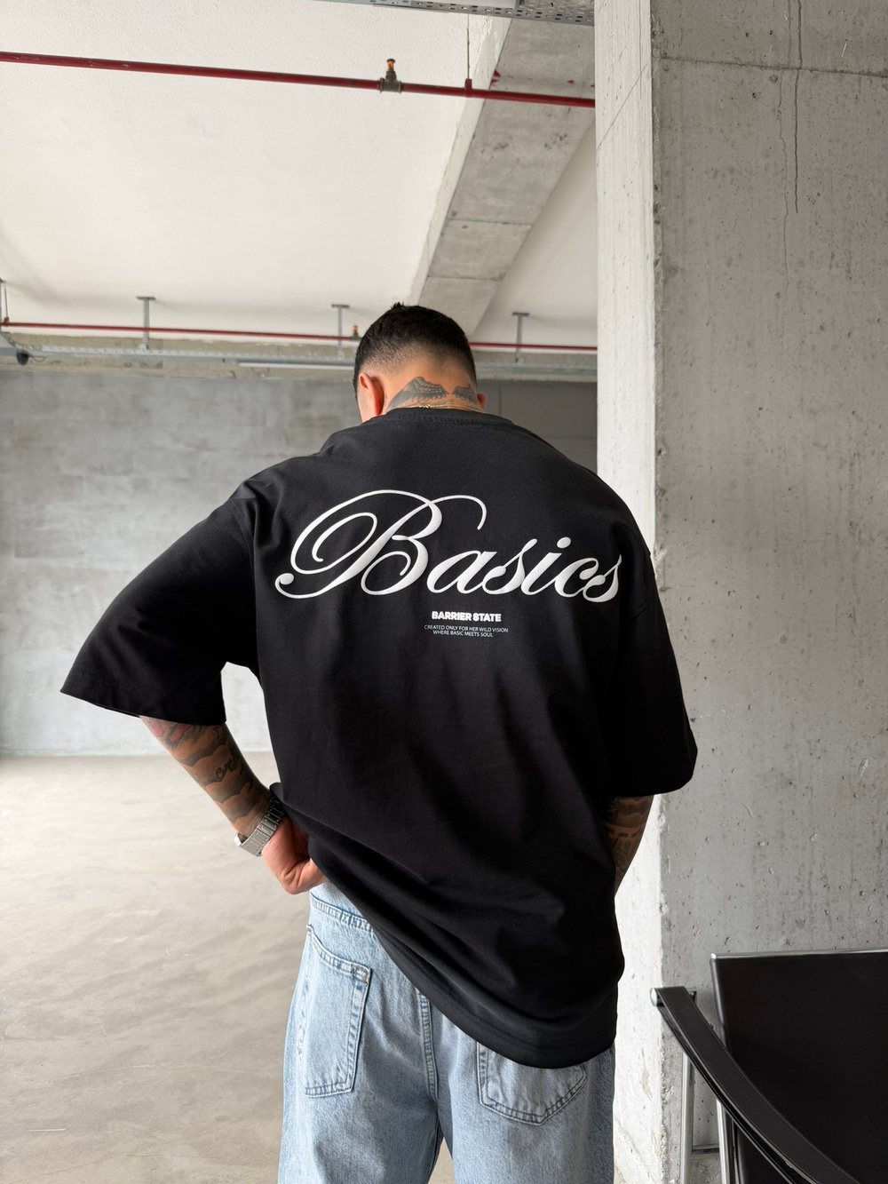 Barier Basic Speryli Premium T-Shirt - Siyah