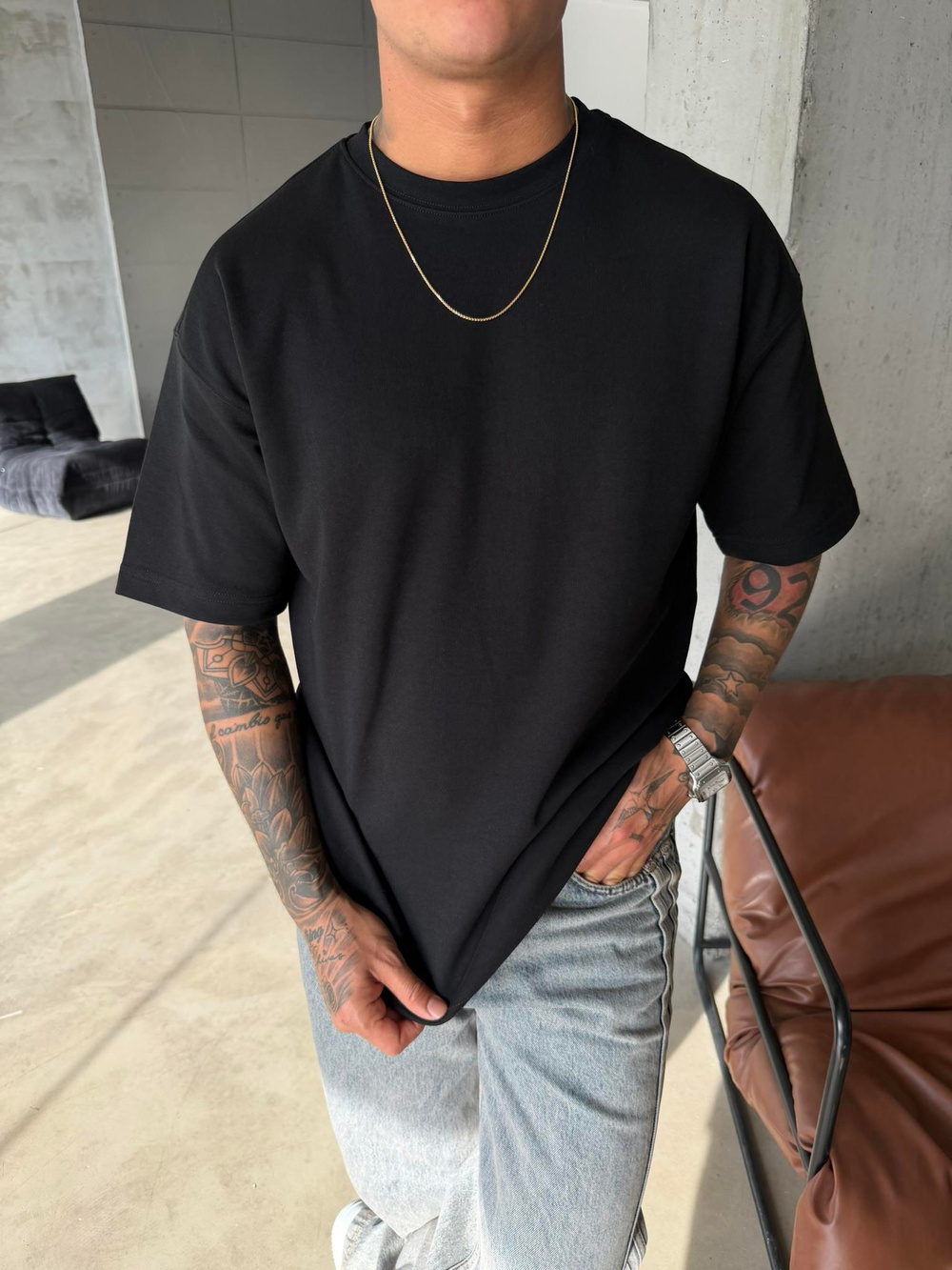 Basic Premium Oversize T-Shirt - Siyah