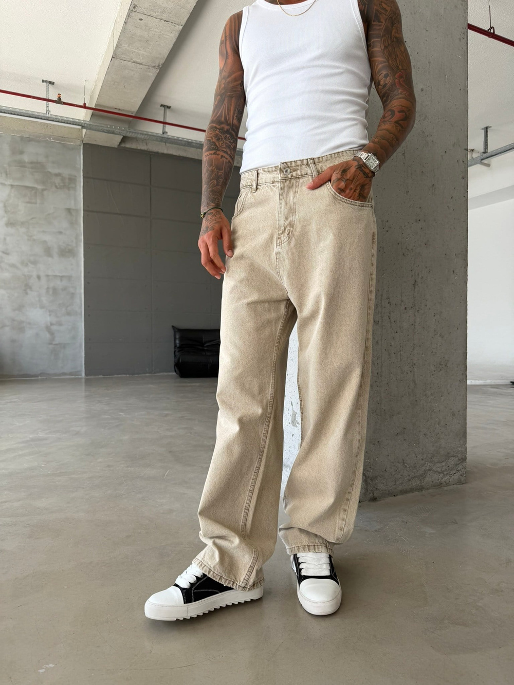 Basic Relax Baggy Pantolon