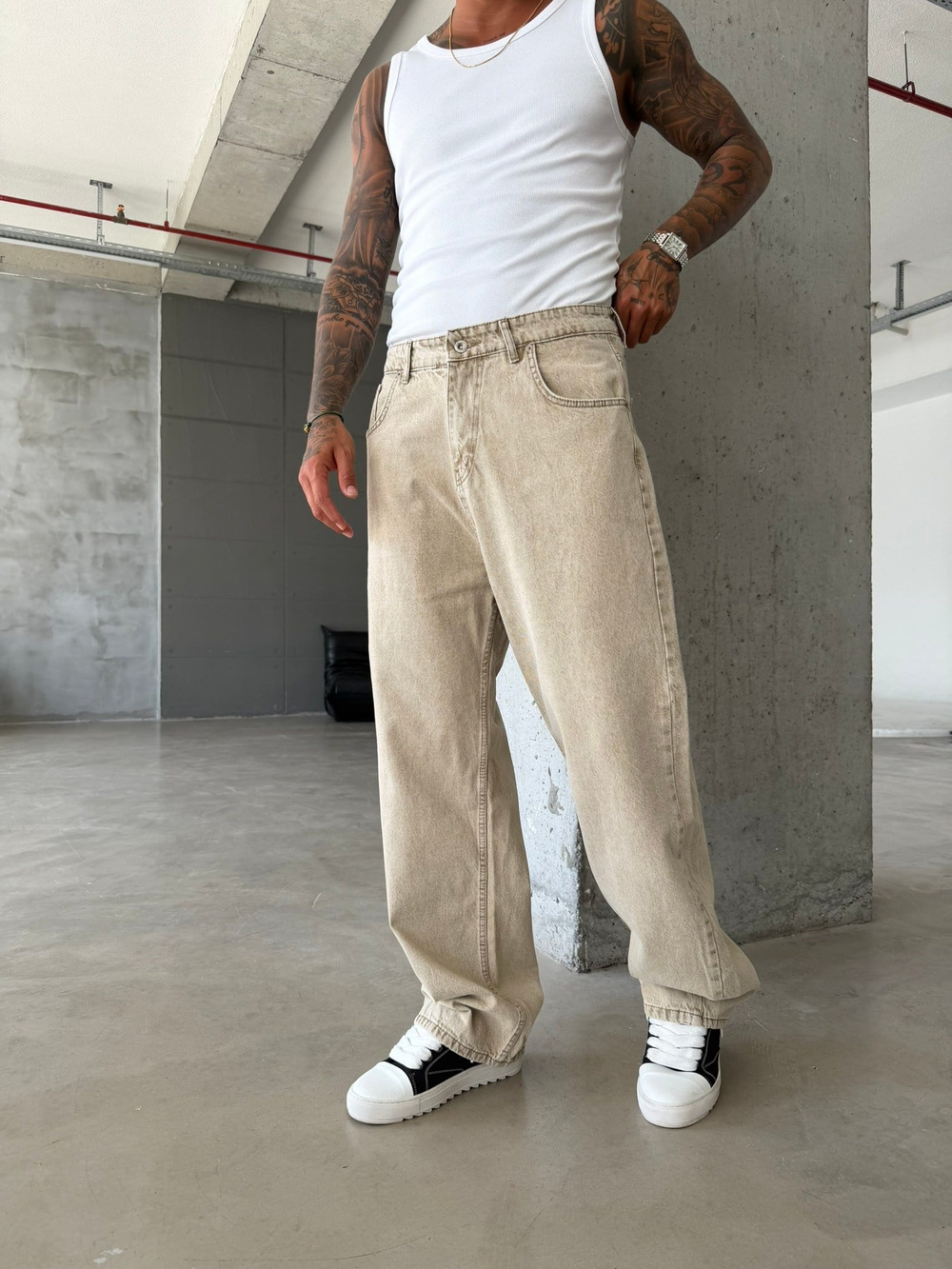 Basic Relax Baggy Pantolon