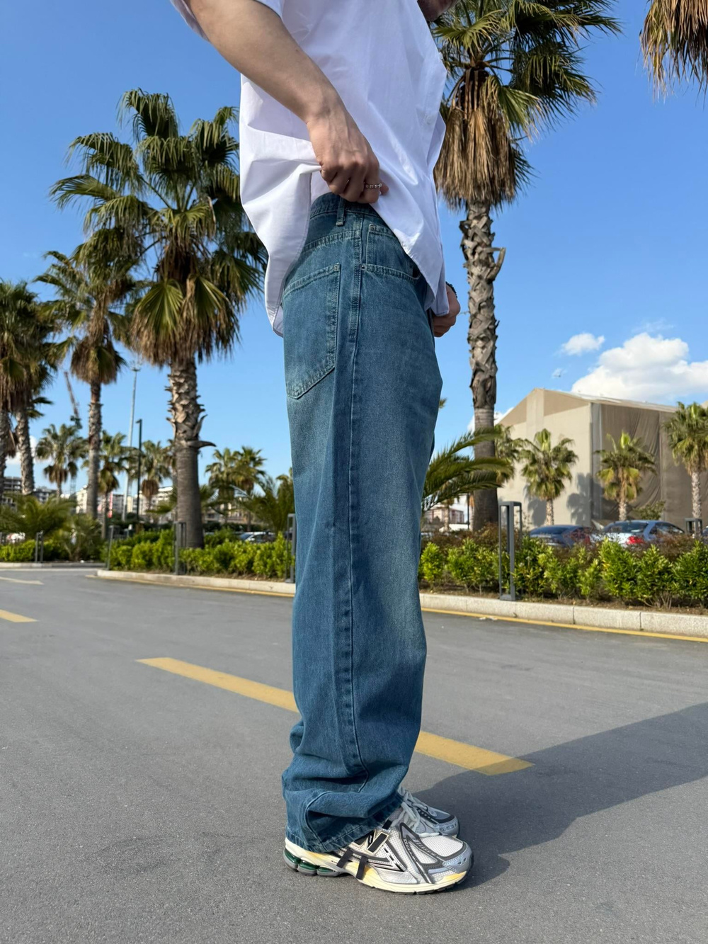 Basic Yıkamalı Regular Jean - İndigo