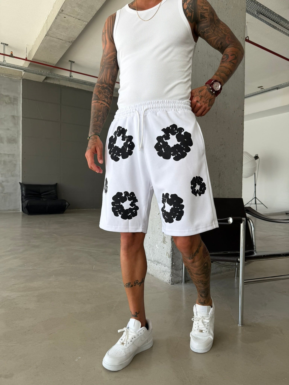 Bloom Shorts - Beyaz