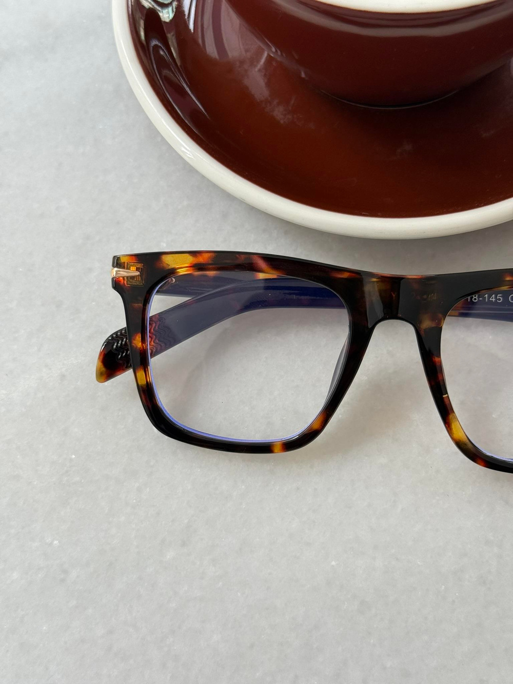 Bold Tortoise Leopar Desen Gözlük - Kahve