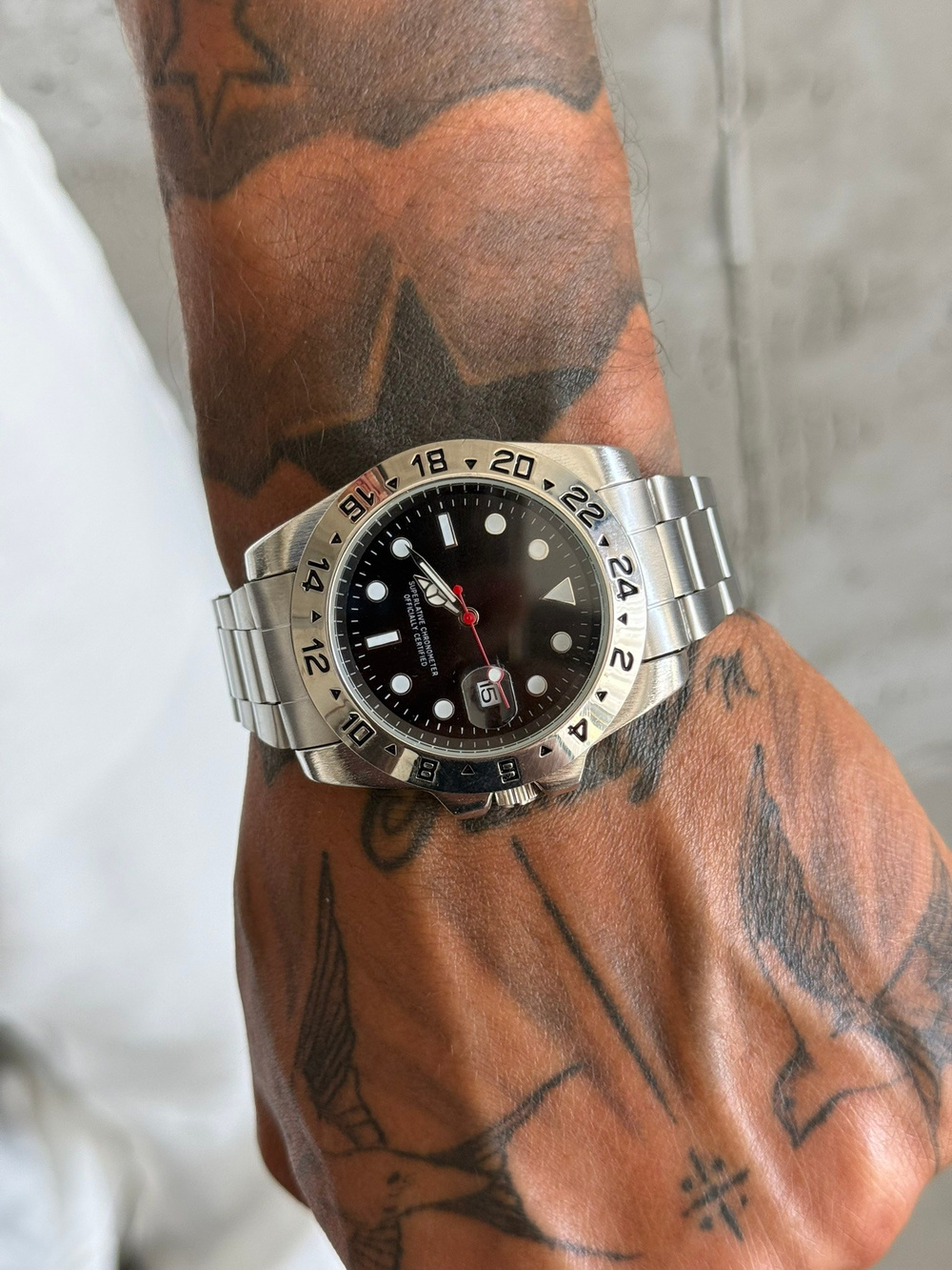 Çelik Kordonlu GMT Erkek Kol Saati