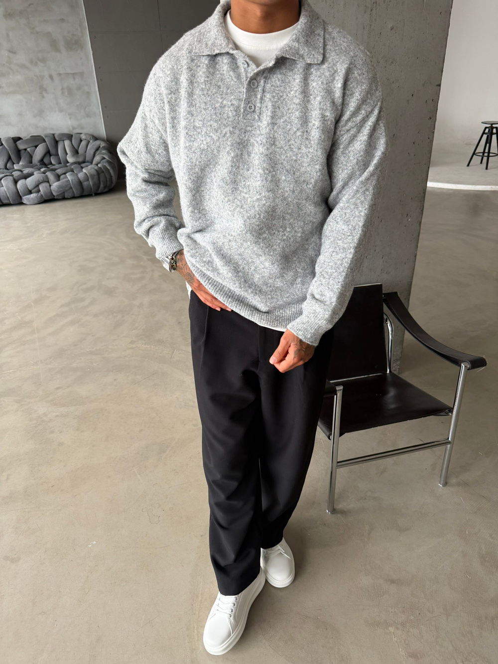 Cozy Soft Basic Premium Polo Yaka Triko