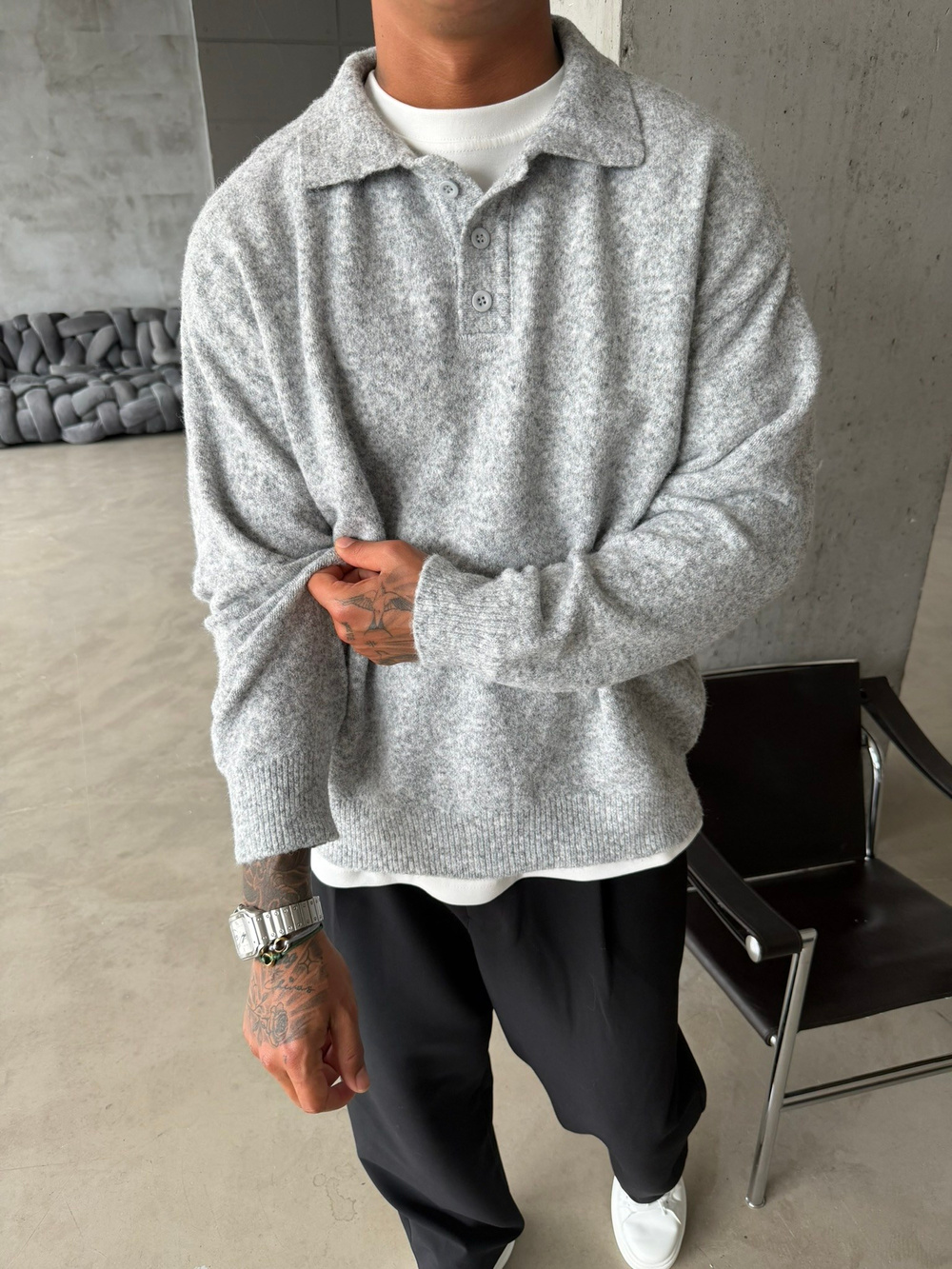 Cozy Soft Basic Premium Polo Yaka Triko