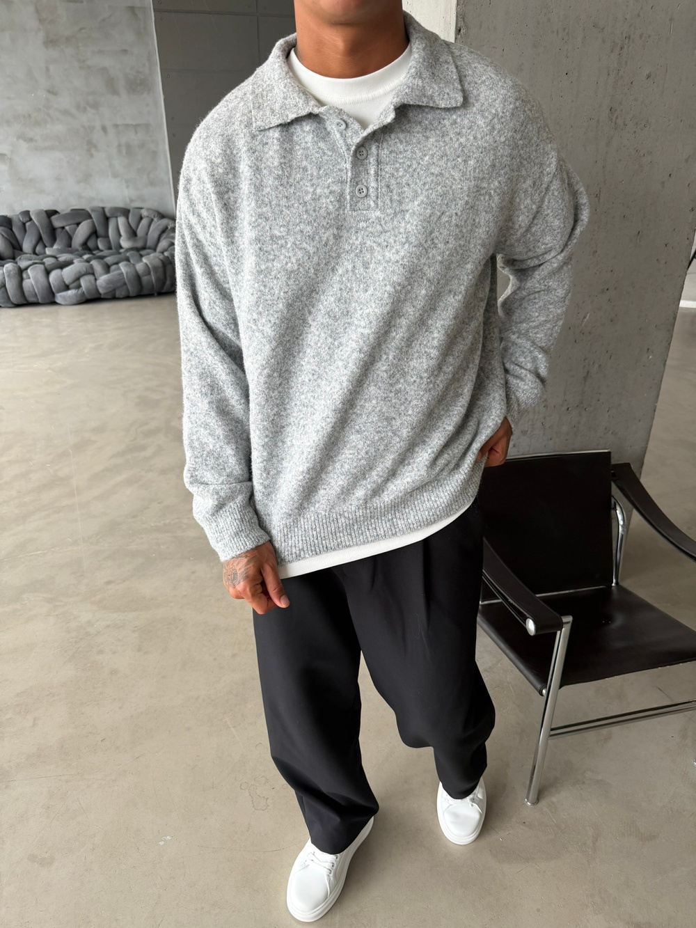 Cozy Soft Basic Premium Polo Yaka Triko
