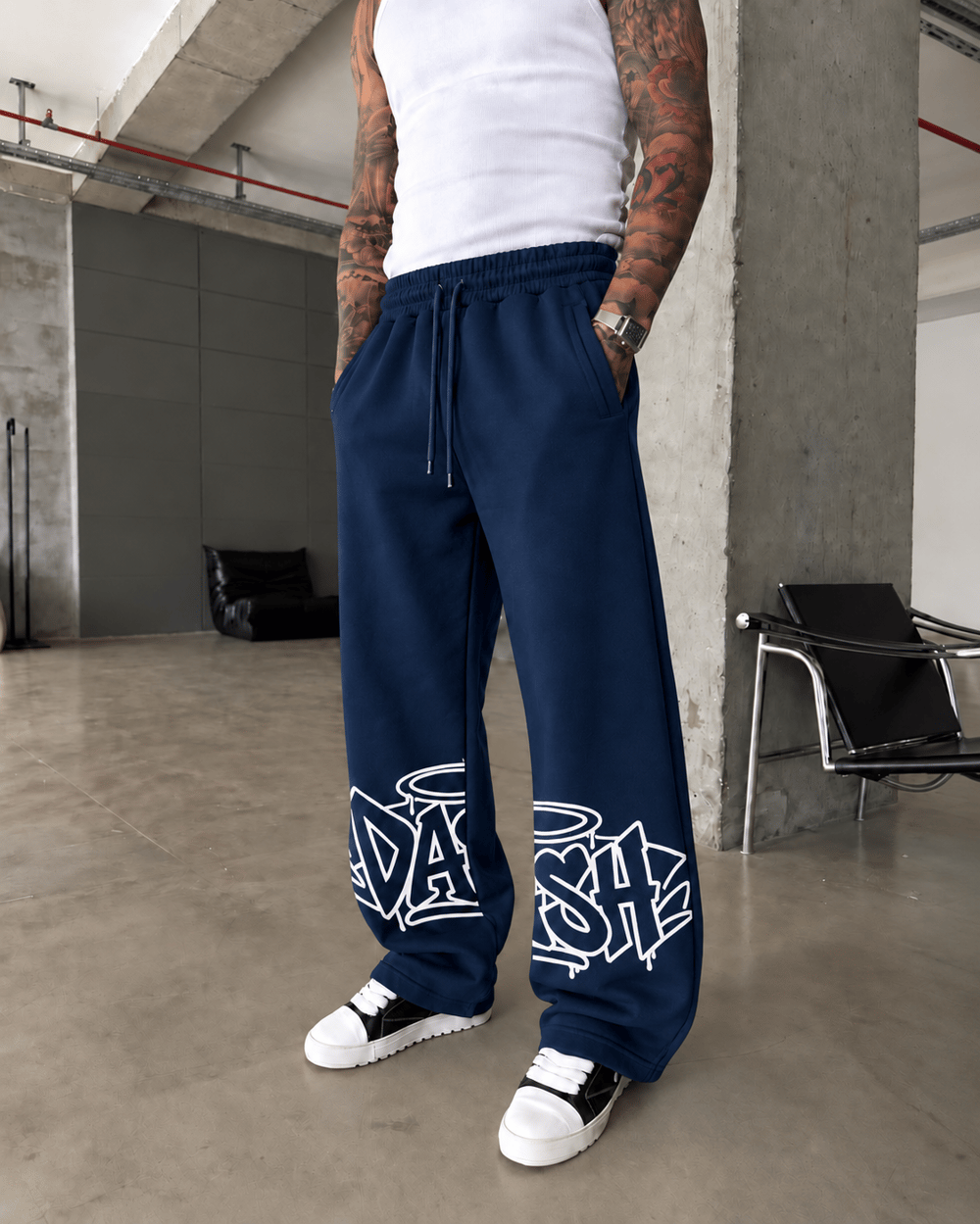 DASH Graffiti Baskılı Kışlık Baggy Eşofman