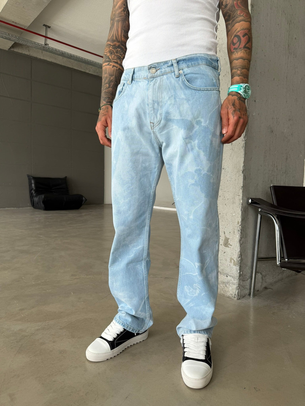 Desening Auro Premium Baggy Pantolon - Mavi