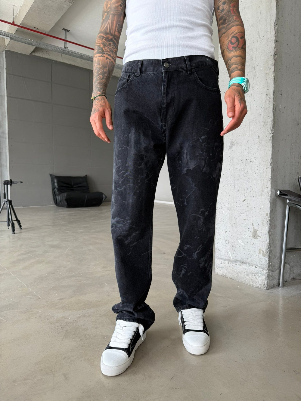 Desening Auro Premium Baggy Pantolon - Siyah