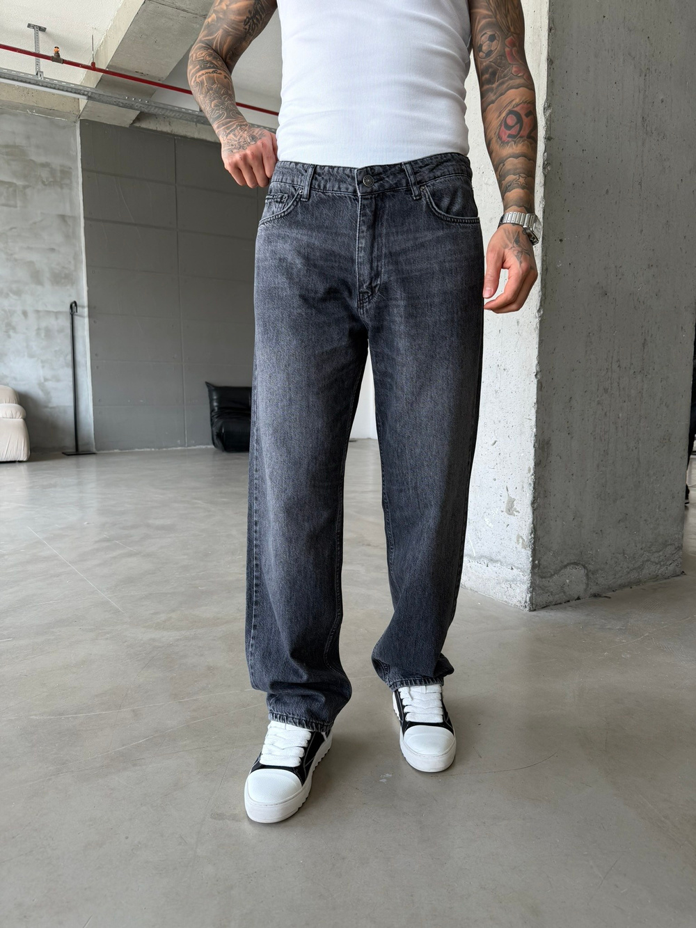 Elite Drop Baggy Pantolon - Antrasit