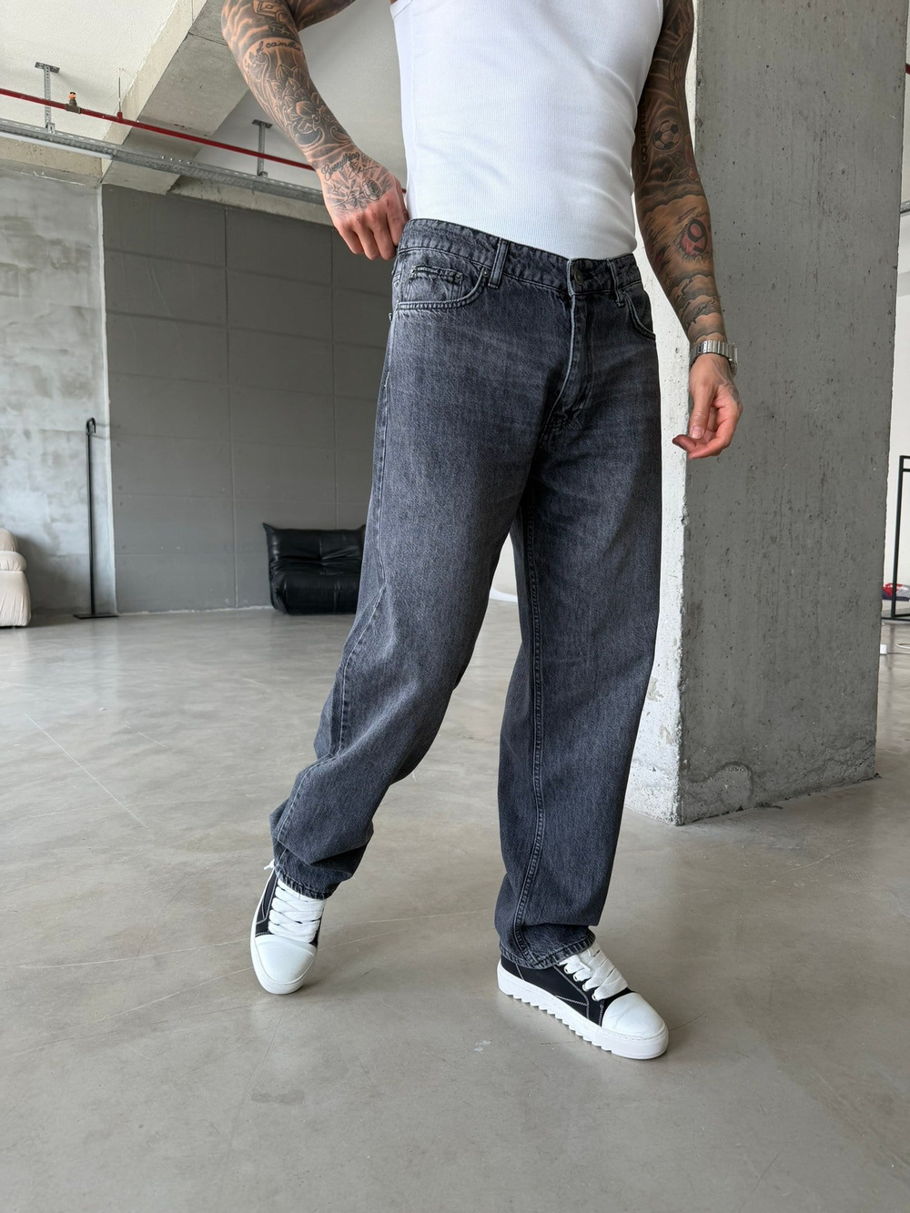 Elite Drop Baggy Pantolon - Antrasit