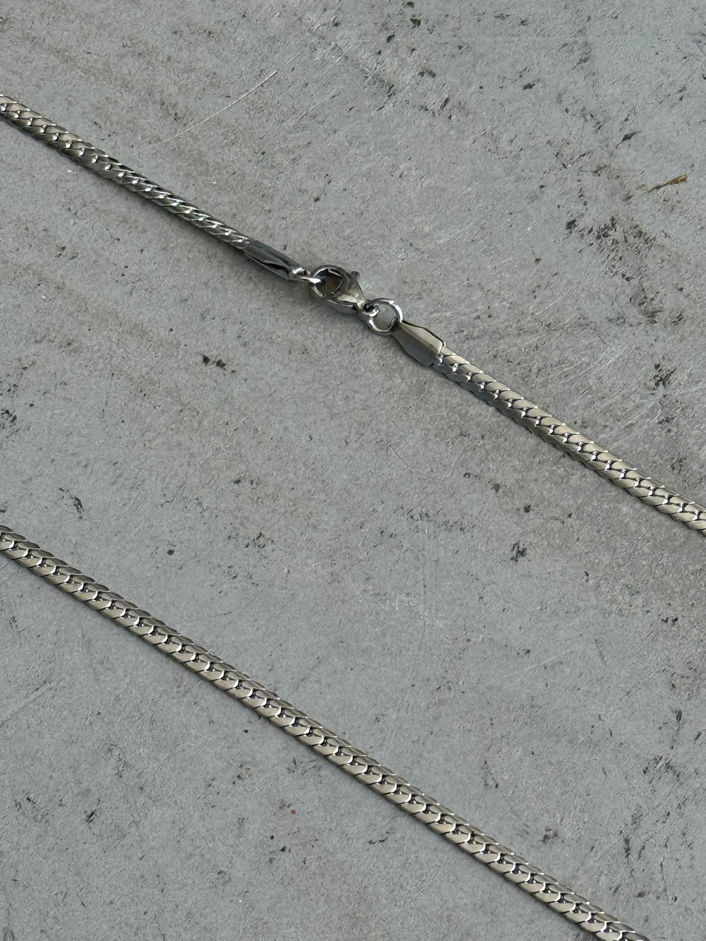 Erkek Ball Chain Kolye - Gümüş