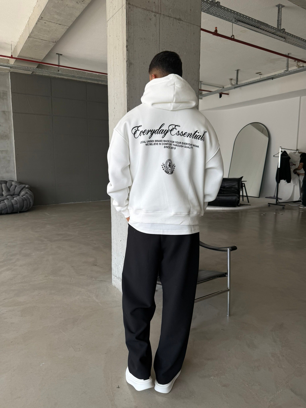 Everday Essentials Baskılı Premium Sweatshirt