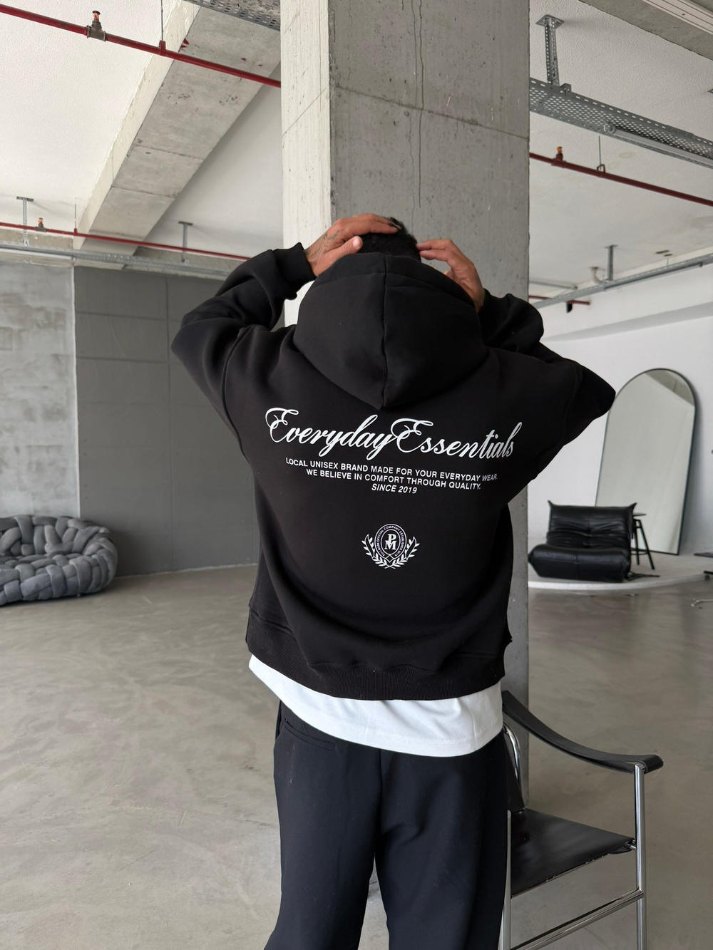Everday Essentials Baskılı Premium Sweatshirt