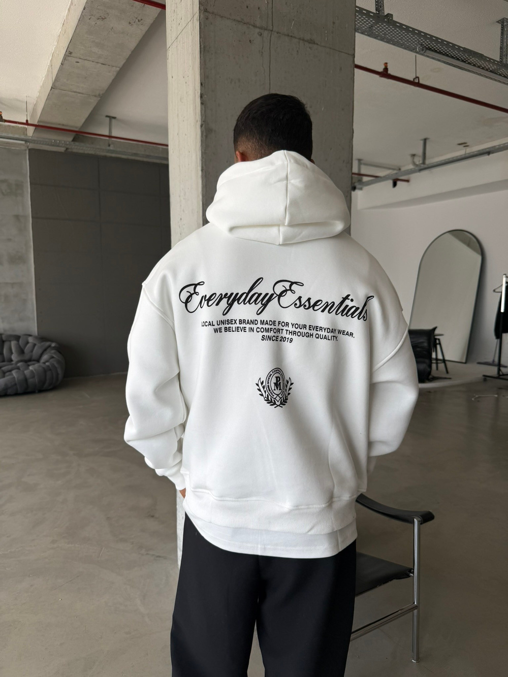 Everday Essentials Baskılı Premium Sweatshirt