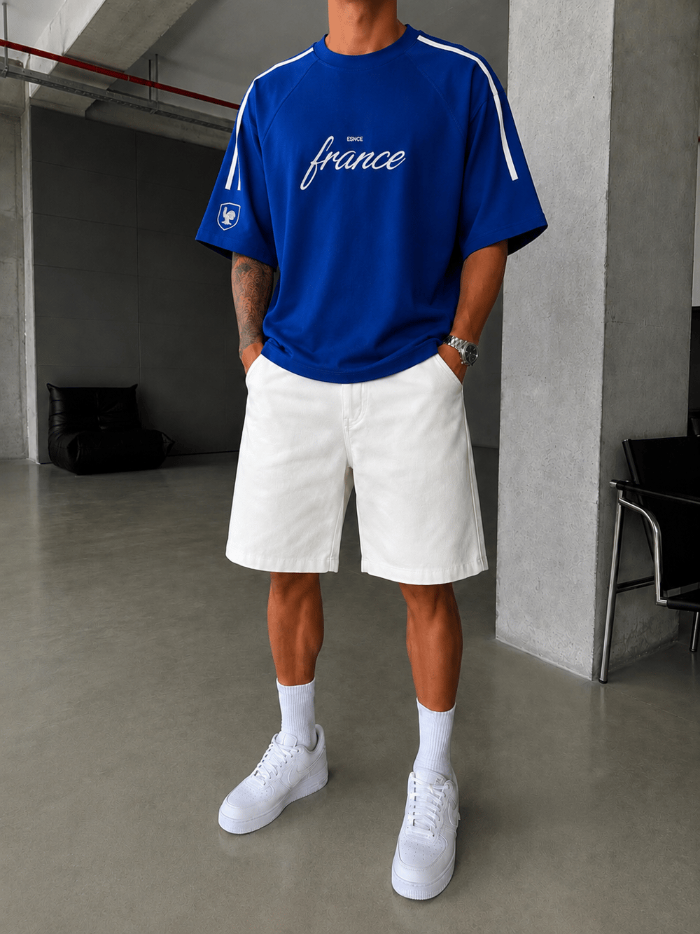 France Script Oversize T-Shirt 