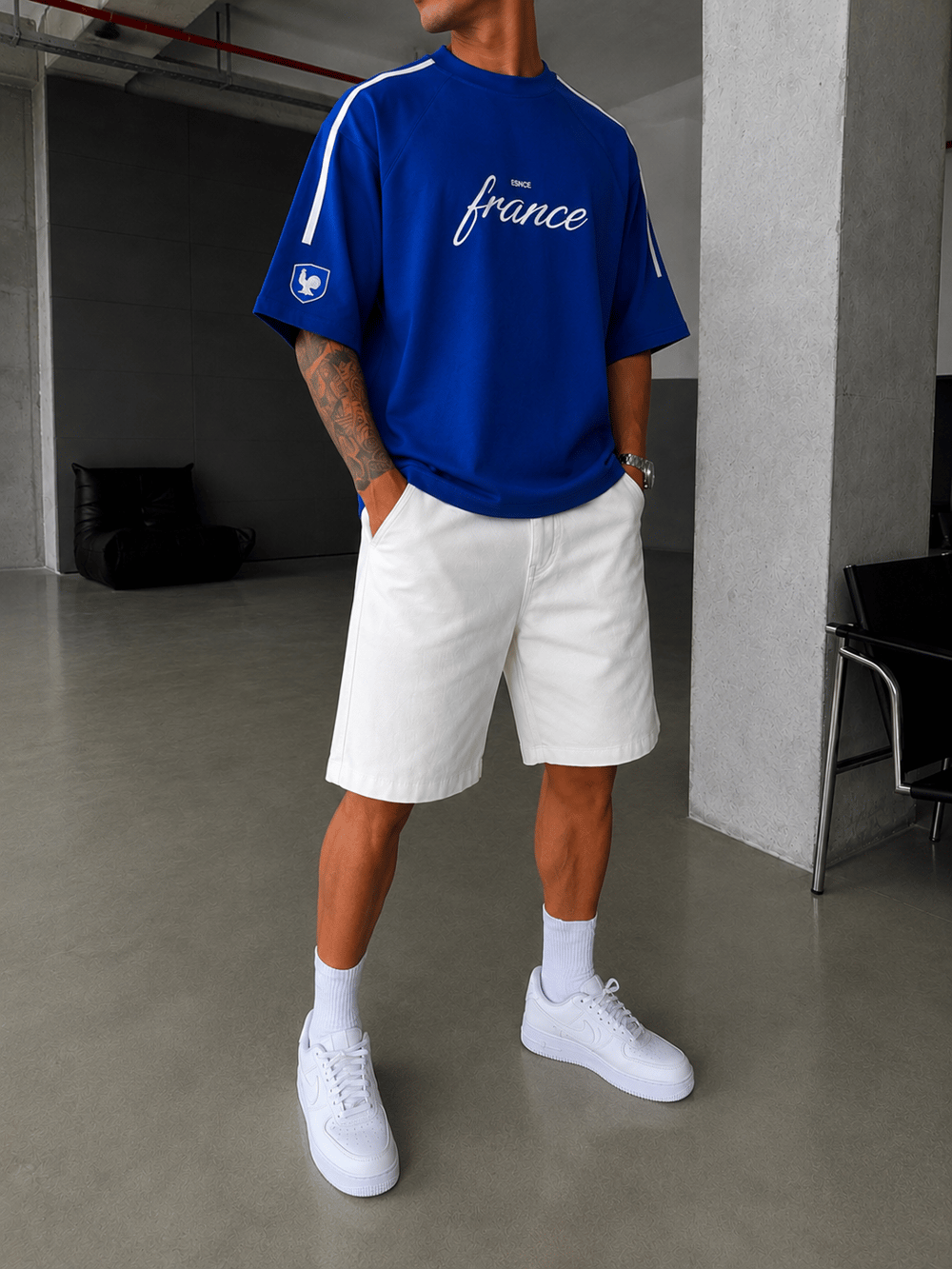 France Script Oversize T-Shirt 