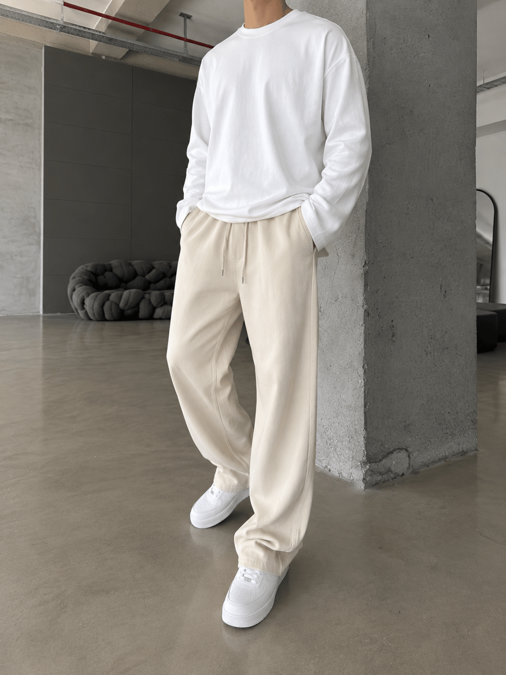 Gabardin Premium Kumaş Baggy Pantolon