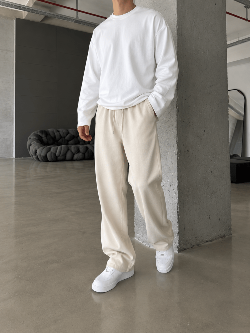 Gabardin Premium Kumaş Baggy Pantolon