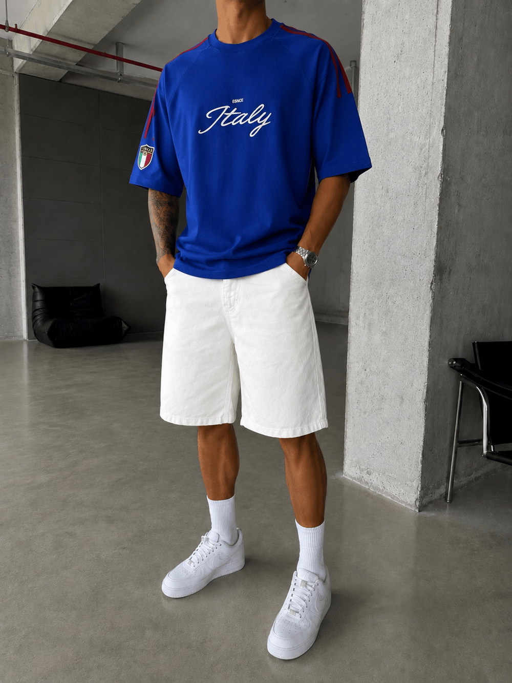 Italy Crest Oversize T-Shirt 