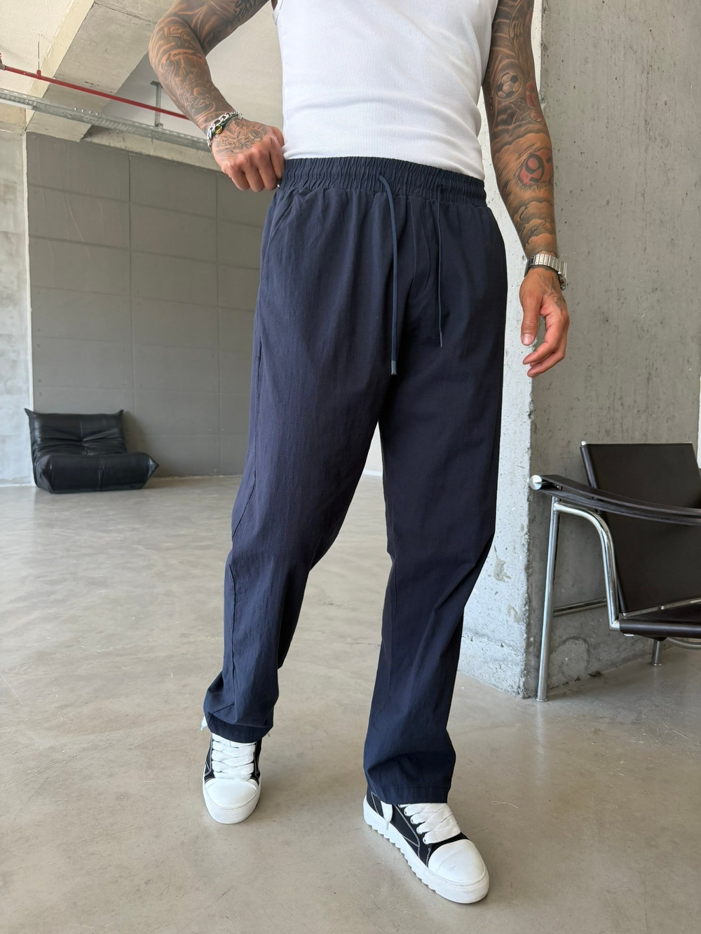 Keten Basic Pantolon - Lacivert