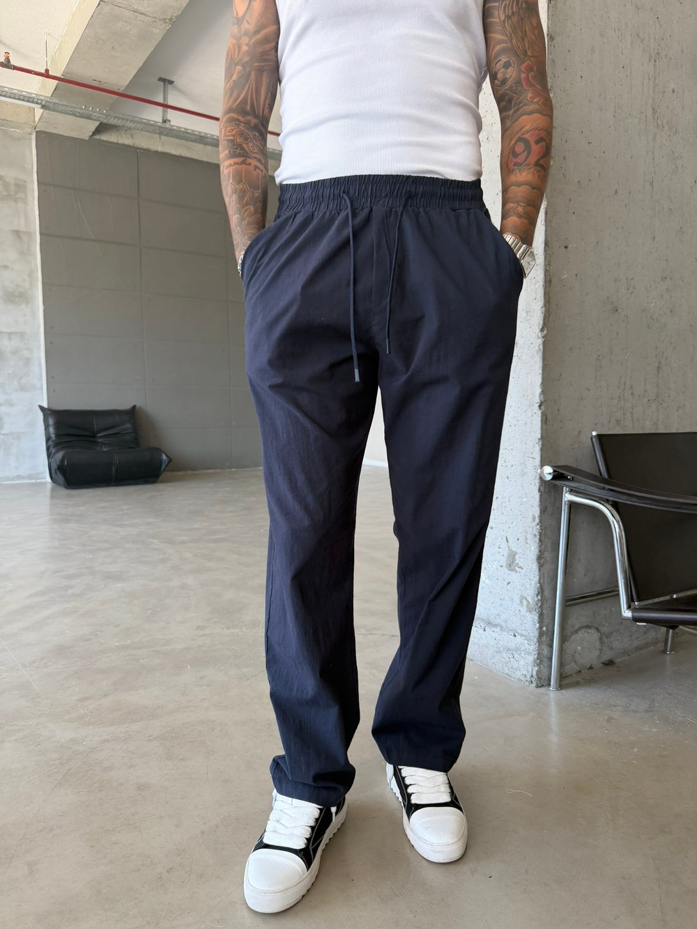 Keten Basic Pantolon - Lacivert