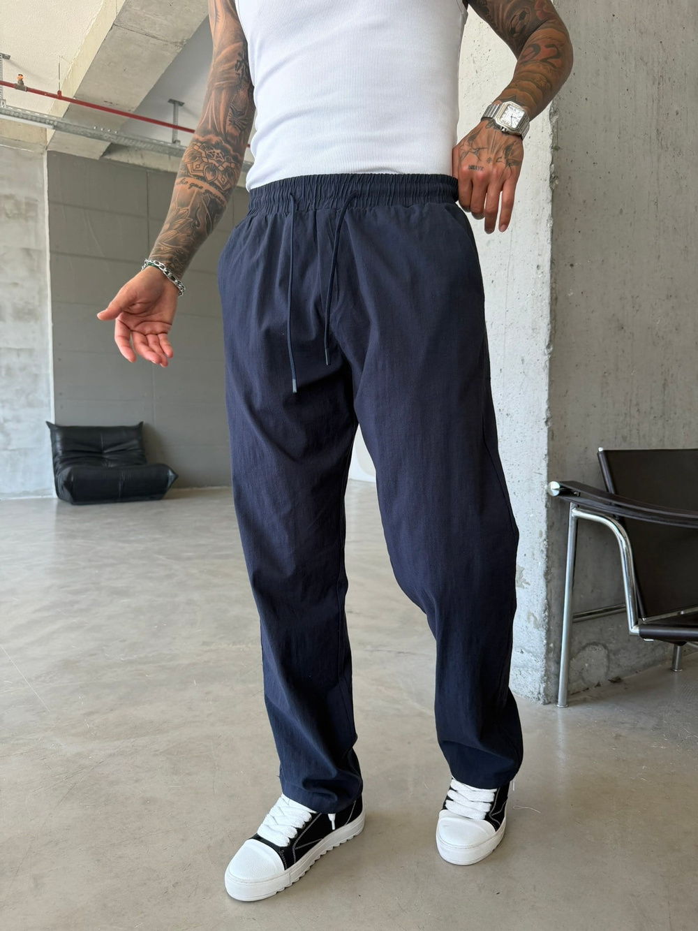 Keten Basic Pantolon - Lacivert