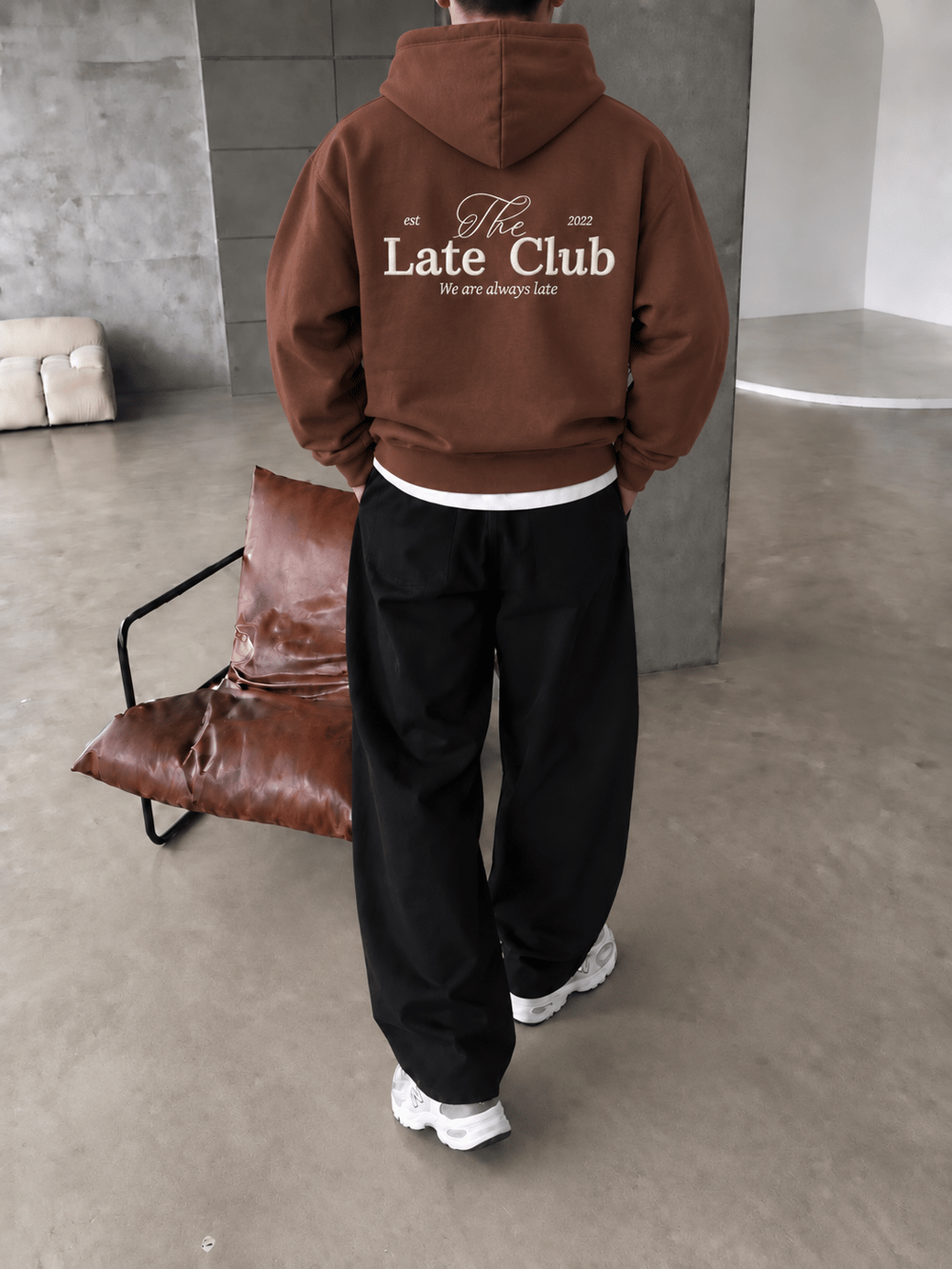 Late Club Nakışlı Premium Hoddie