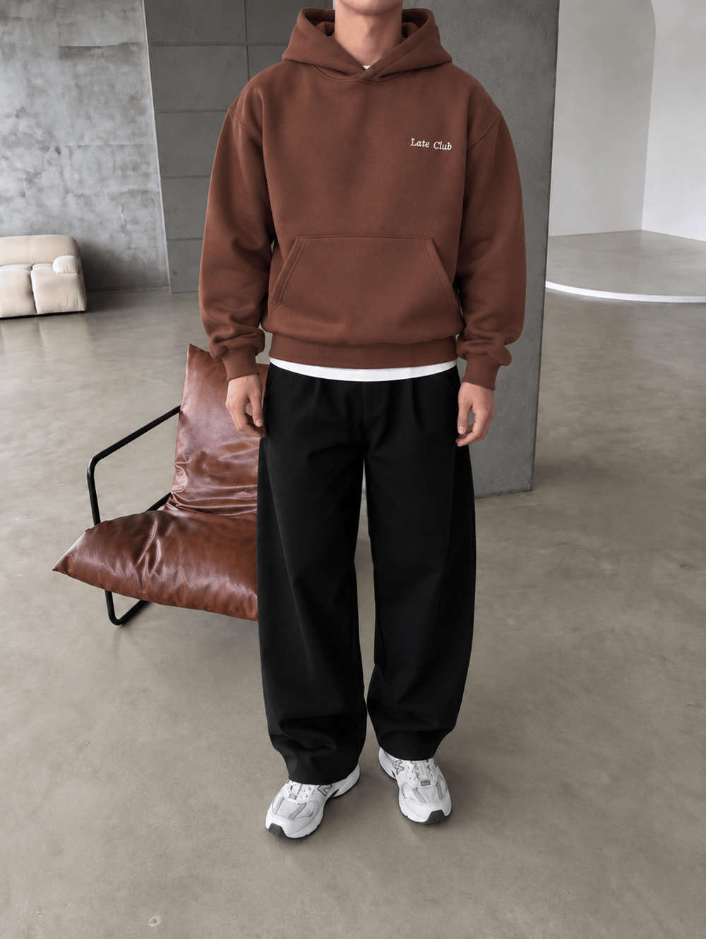 Late Club Nakışlı Premium Hoddie